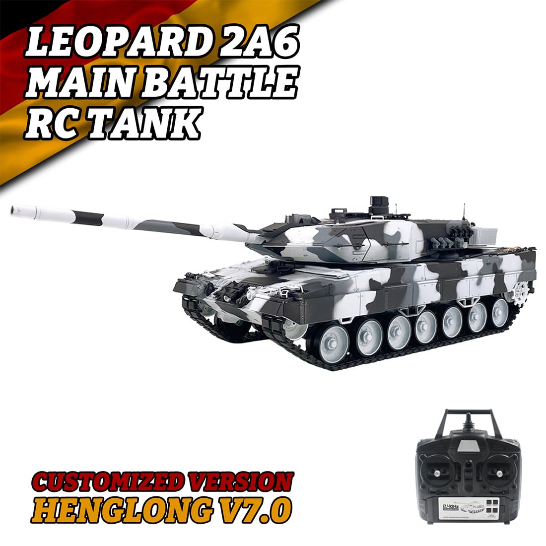 Amazon.com: BrickCraftWorks 1/16 Scale 2.4G RC German Leopard 2 A6